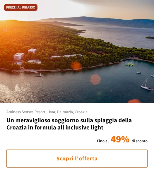 Un meraviglioso soggiorno sulla spiaggia della Croazia in formula all inclusive light