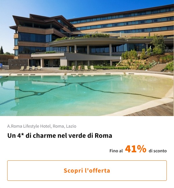 Un 4* di charme nel verde di Roma