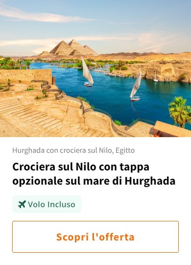 Crociera sul Nilo con tappa opzionale sul mare di Hurghada
