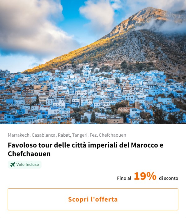 Favoloso tour delle città imperiali del Marocco e Chefchaouen