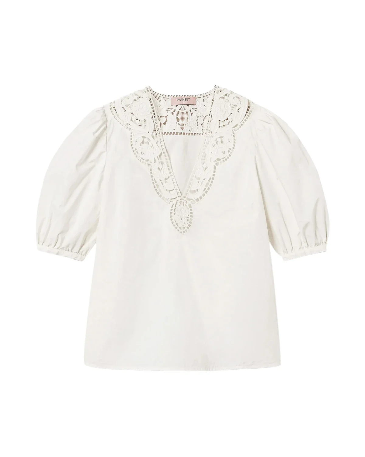 Image of Blusa in popeline sangallo 