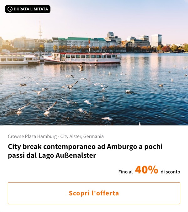 City break contemporaneo ad Amburgo a pochi passi dal Lago Außenalster