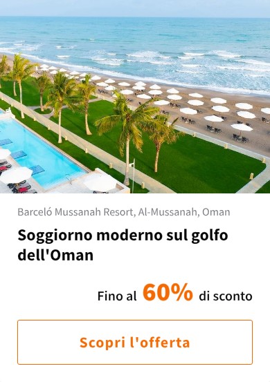 Soggiorno moderno sul golfo dell&#x27;Oman