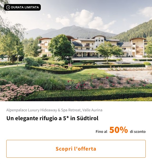 Un elegante rifugio a 5* in Südtirol
