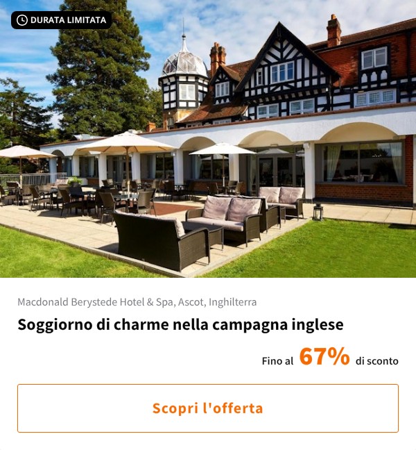 Soggiorno di charme nella campagna inglese