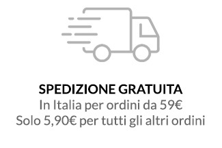 Spedizione Gratuita da 59 Euro
