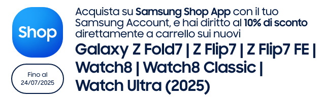 Sconto Samsung Shop App