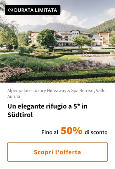 Un elegante rifugio a 5* in Südtirol