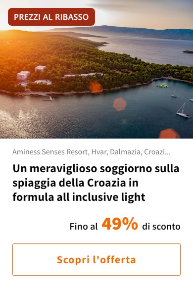 Un meraviglioso soggiorno sulla spiaggia della Croazia in formula all inclusive light