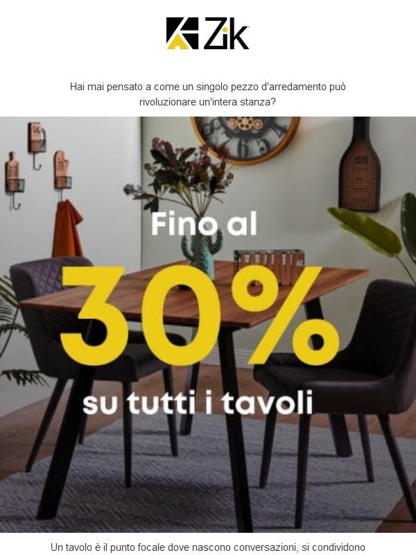 Tavoli di Design in Offerta per un Nuovo Inizio!