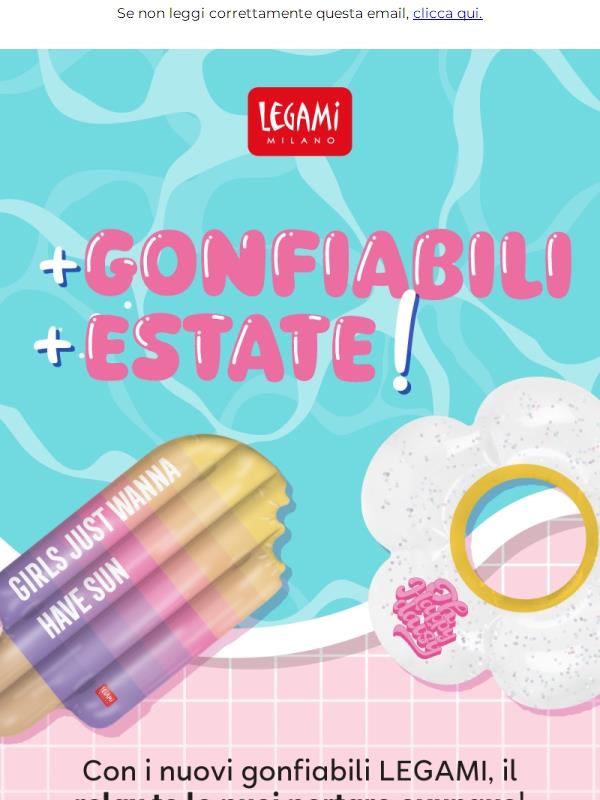 Tuffati nelle good vibes con i gonfiabili Legami