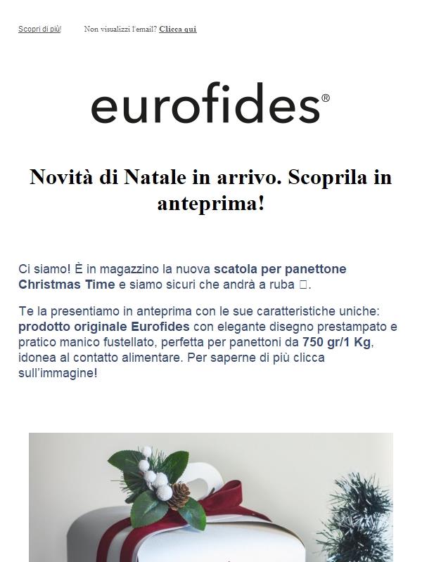 Novità di Natale in arrivo. Scoprila in anteprima!