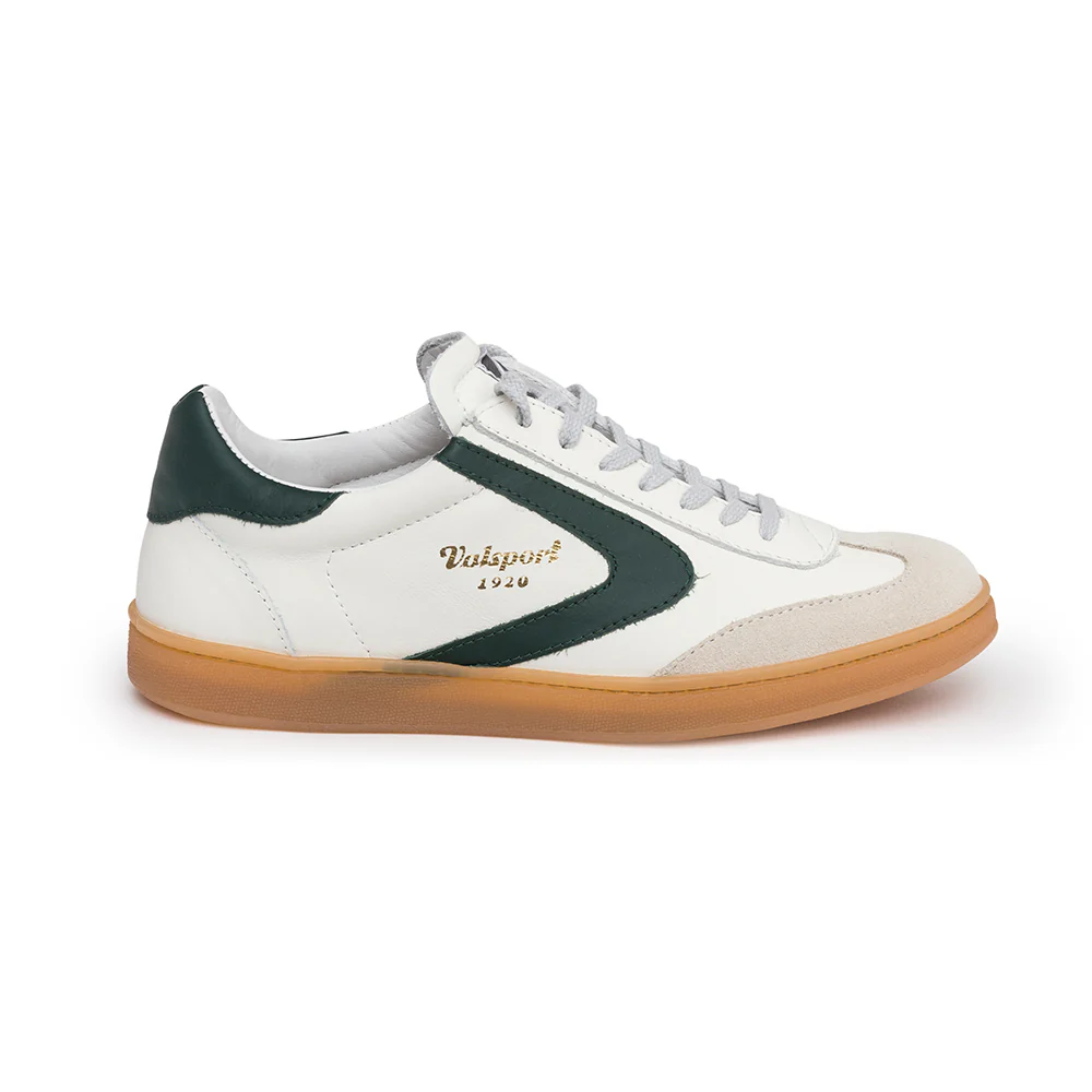 VALSPORT - Scarpa Sneakers Olimpia Leather Bianco/Verde