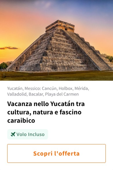 Vacanza nello Yucatán tra cultura, natura e fascino caraibico