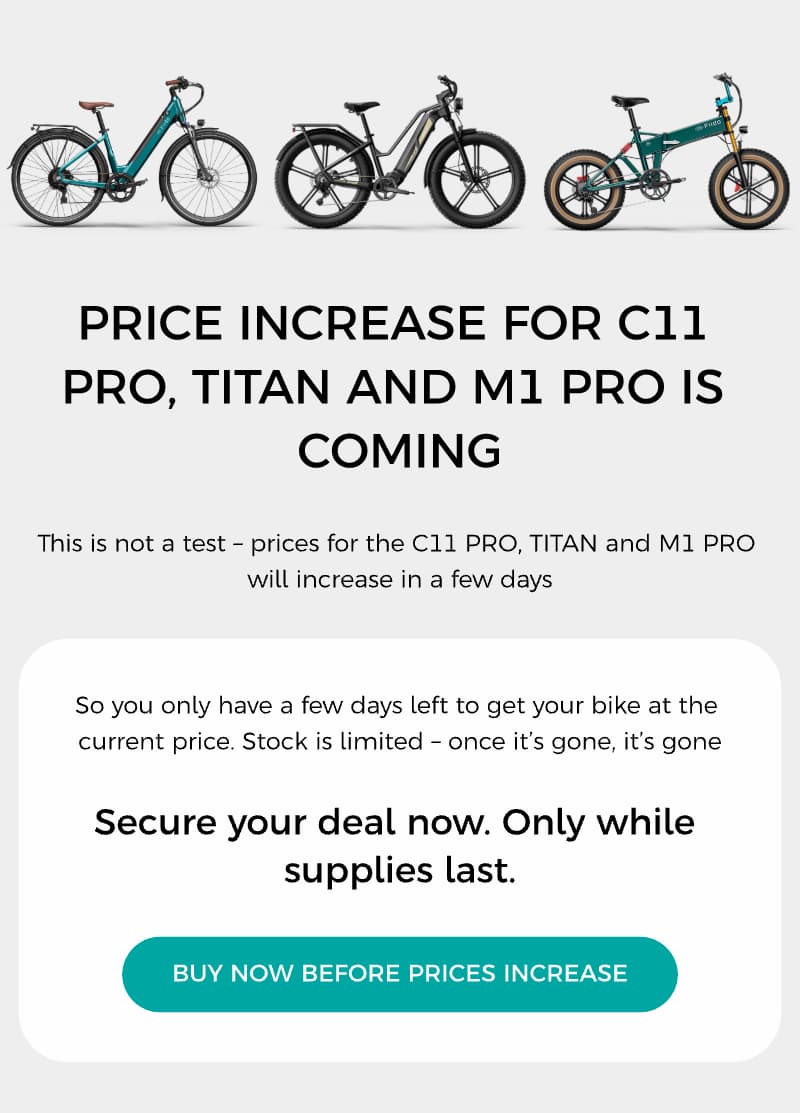 PRICE INCREASE FOR C11 PRO, TITAN AND M1 PRO IS COMING