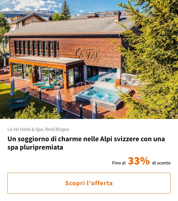 Un soggiorno di charme nelle Alpi svizzere con una spa pluripremiata