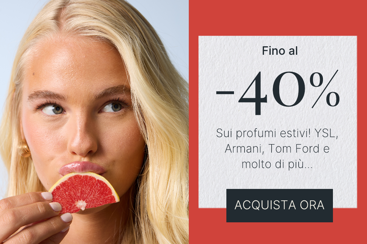 fino al 40 per cento di sconto sui profumi estivi