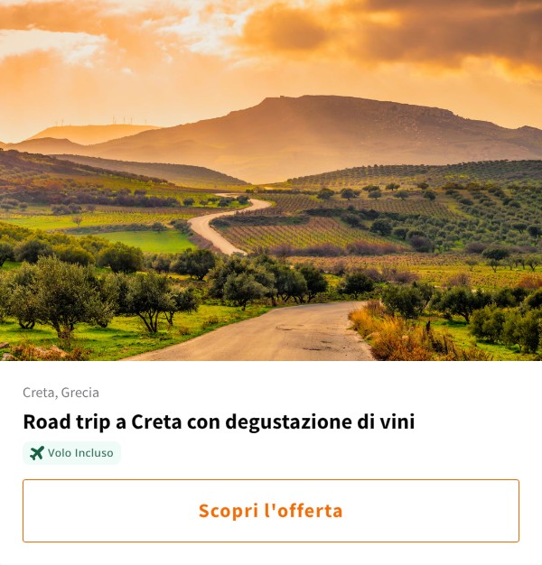 Road trip a Creta con degustazione di vini