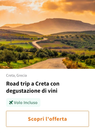 Road trip a Creta con degustazione di vini