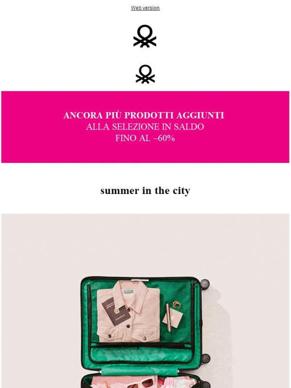 Vacanze in città: i look preferiti, scontati fino al -60%