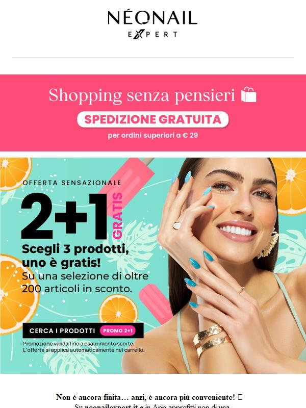 🚚 Spedizione gratuita da 29€ + Prendi 3, Paghi 2