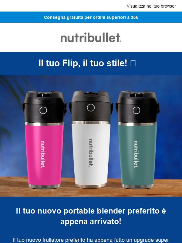 Scopri i nuovi colori del nutribullet® Flip!