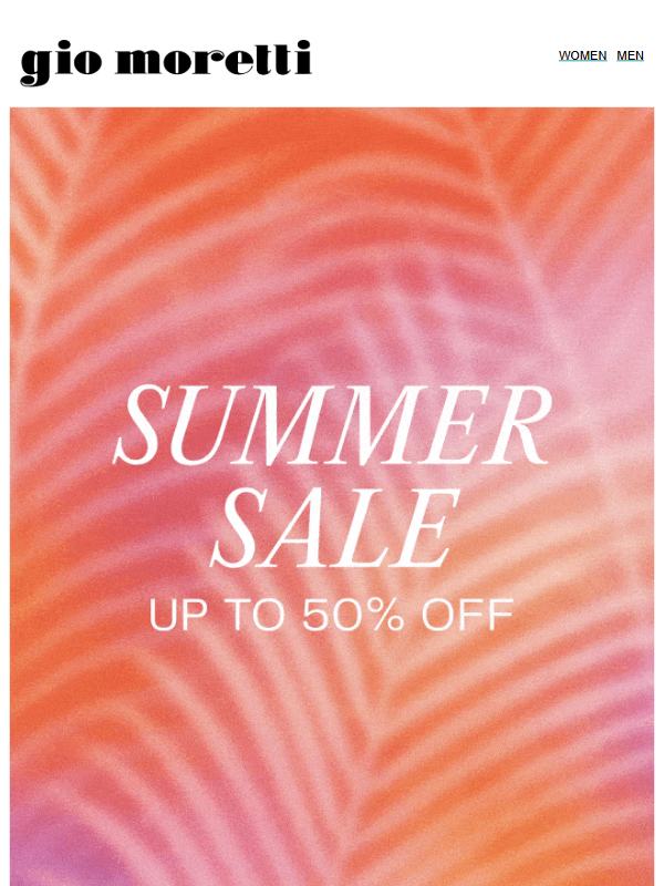 Sale Continues | Up to 50% Off