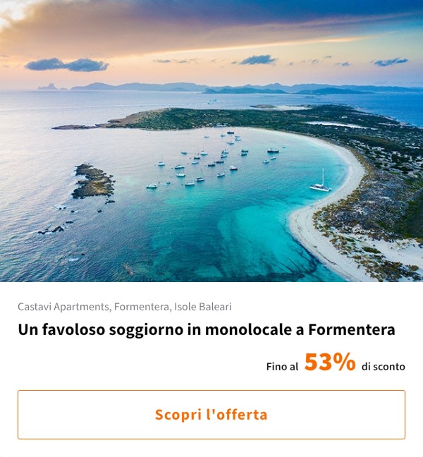 Un favoloso soggiorno in monolocale a Formentera