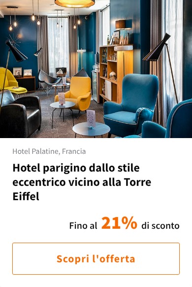 Hotel parigino dallo stile eccentrico vicino alla Torre Eiffel