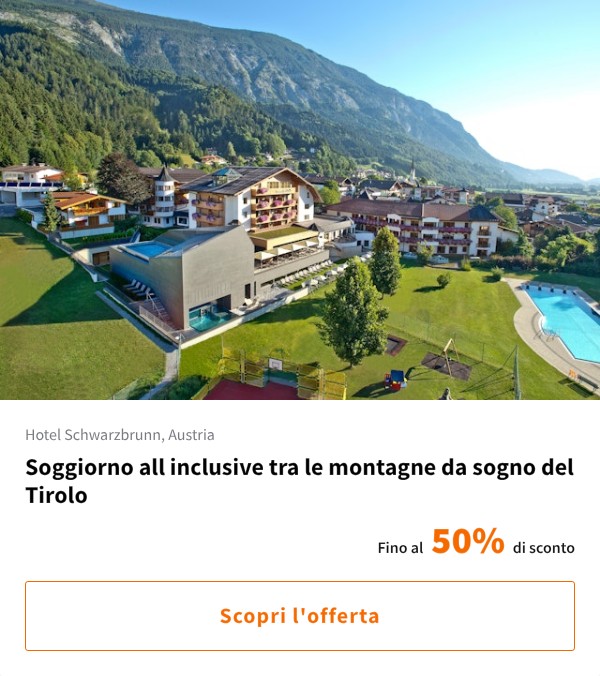 Soggiorno all inclusive tra le montagne da sogno del Tirolo
