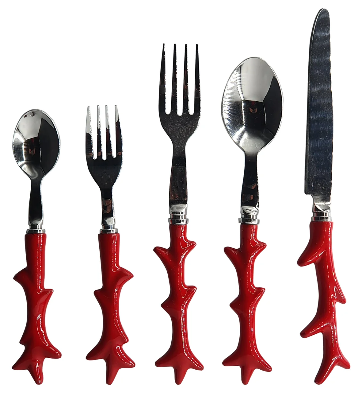 Coral Cutlery (set of 5)