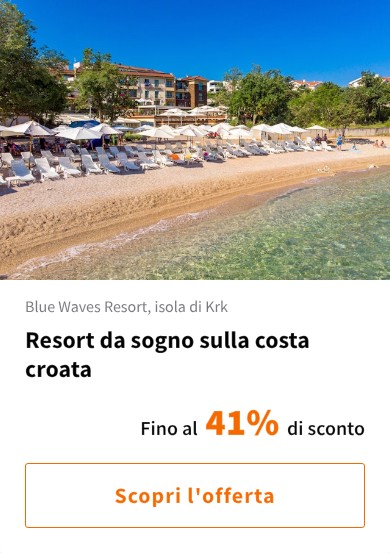 Resort da sogno sulla costa croata