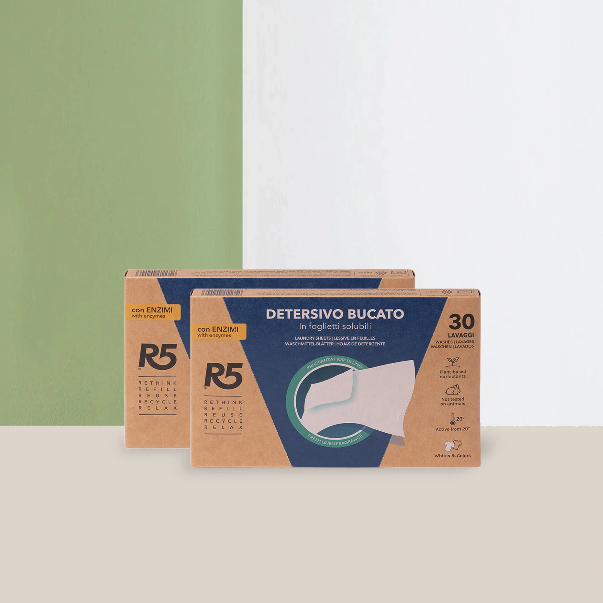 Image of Multipack 2x Detersivo Bucato in Foglietti con Enzimi