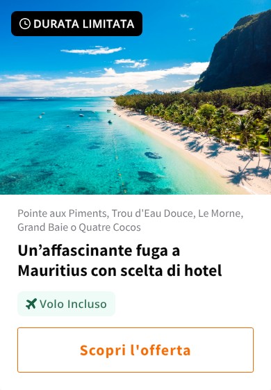 Un’affascinante fuga a Mauritius con scelta di hotel