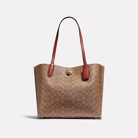 Willow Tote Bag In Signature Canvas