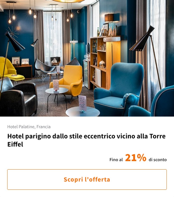 Hotel parigino dallo stile eccentrico vicino alla Torre Eiffel