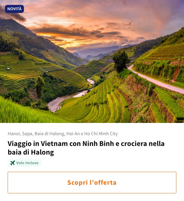 Viaggio in Vietnam con Ninh Binh e crociera nella baia di Halong
