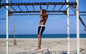 beach workour
