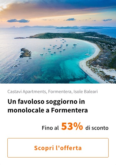 Un favoloso soggiorno in monolocale a Formentera