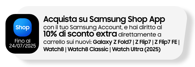 Sconto Samsung Shop App