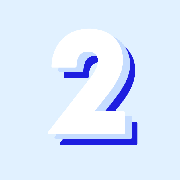 Grafica del numero 2