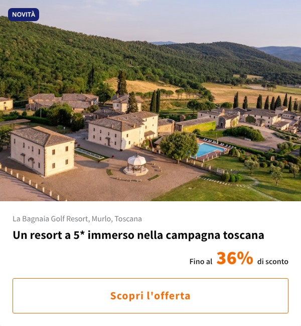 Un resort a 5* immerso nella campagna toscana