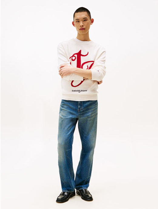 Jeans Otis regular fit dritti con baffature