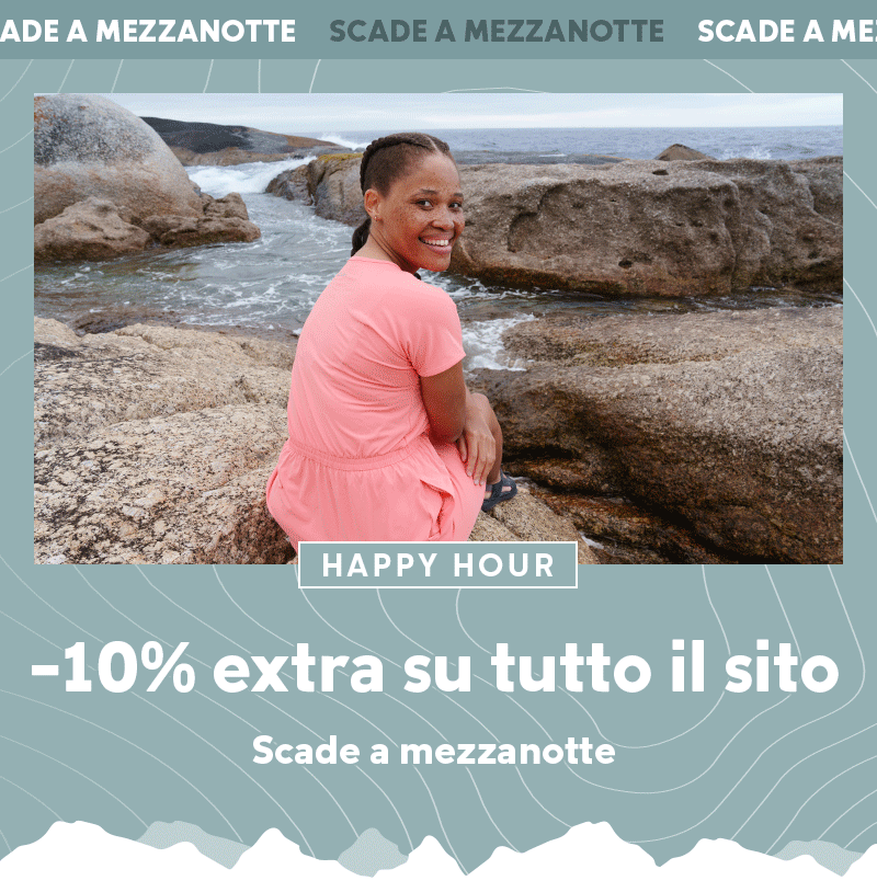 Happy Hours: -10% extra su tutto il sito Scade a mezzanotte