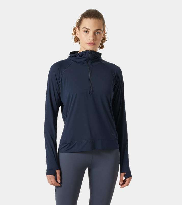Women's Shine Solen Half-Zip Sun Hoodie