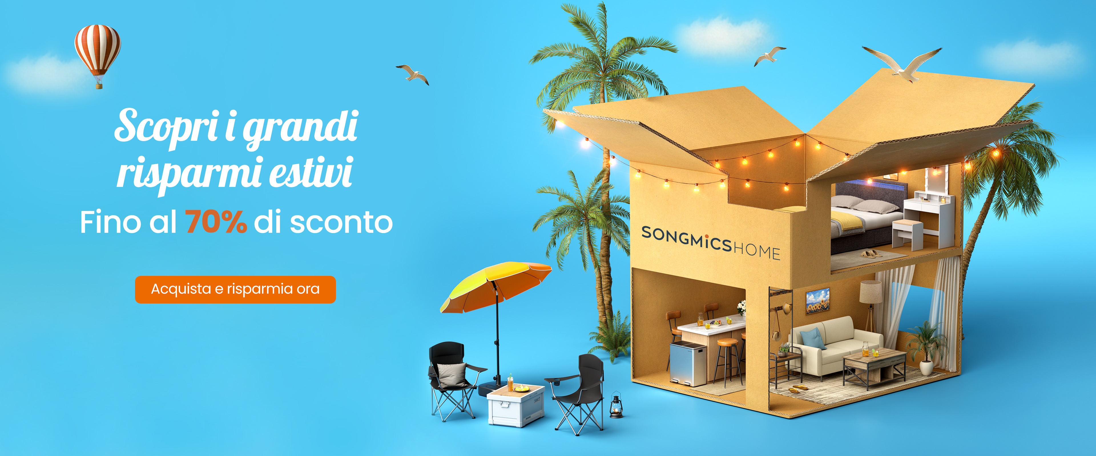 Scopri i grandi risparmi estivi Fino al 70% di sconto