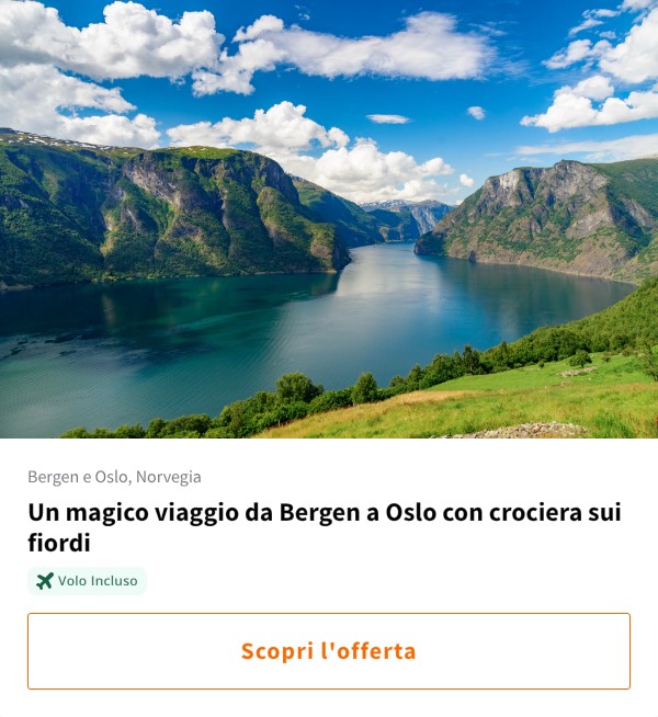 Un magico viaggio da Bergen a Oslo con crociera sui fiordi