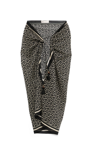 Printed silk sarong