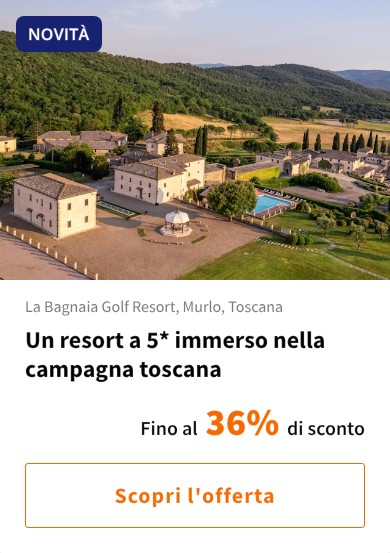 Un resort a 5* immerso nella campagna toscana