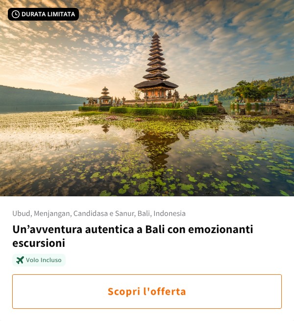 Un’avventura autentica a Bali con emozionanti escursioni